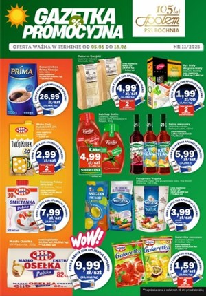 Gazetka promocyjna PSS Bochnia, ważna od 05.06.2025 do 18.06.2025.