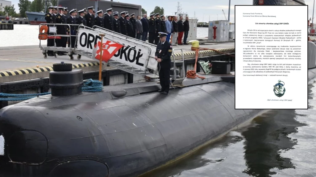 Dawna załoga ORP Sokół wystosowała list do premiera Dawna załoga ORP Sokół wystosowała list do premiera