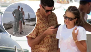 Anna i Robert Lewandowscy na urlopie