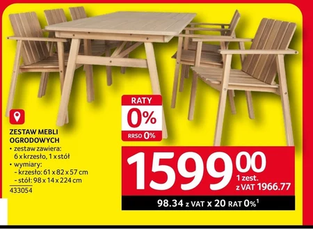 Zestaw mebli ogrodowych O...