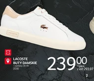 Жіноче взуття Lacoste