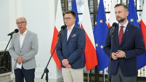 Liderzy koalicji zabrali głos. Na konferencji zabrakło premiera 