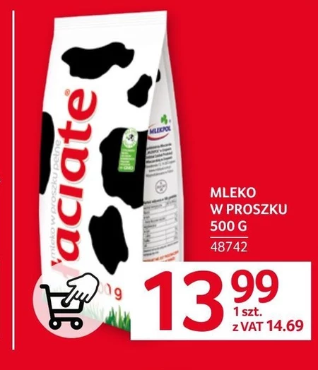 Mleko w proszku Łaciate