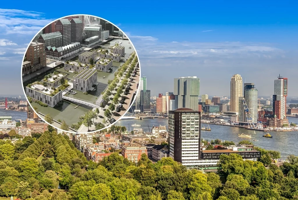 W Rotterdamie powstanie największe w Europie osiedle na wodzie W Rotterdamie powstanie największe w Europie osiedle na wodzie