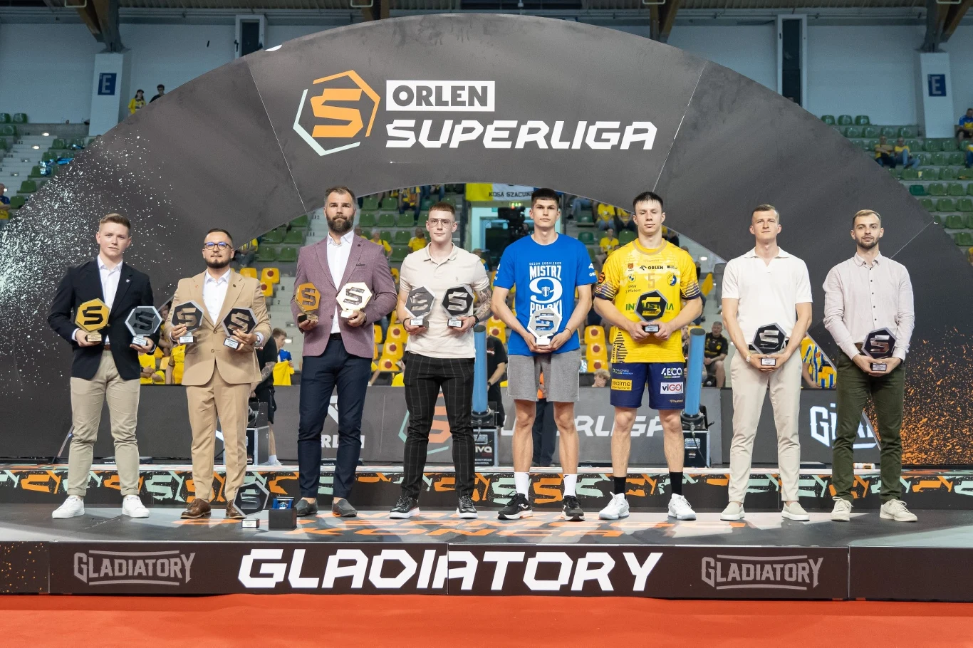 Rozdano Gladiatory dla najlepszych zawodników i trenera sezonu ORLEN Superligi
