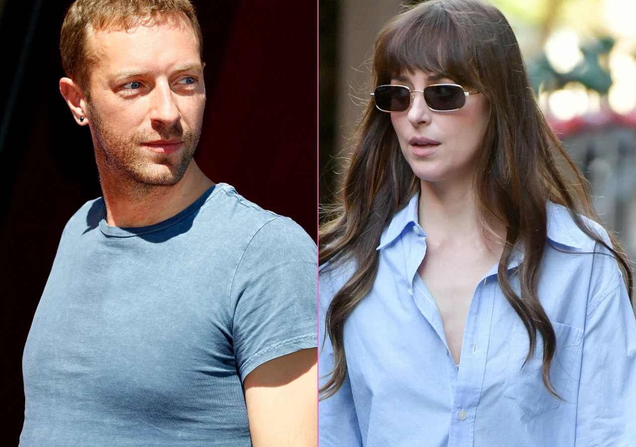Chris Martin i Dakota Johnson Chris Martin i Dakota Johnson