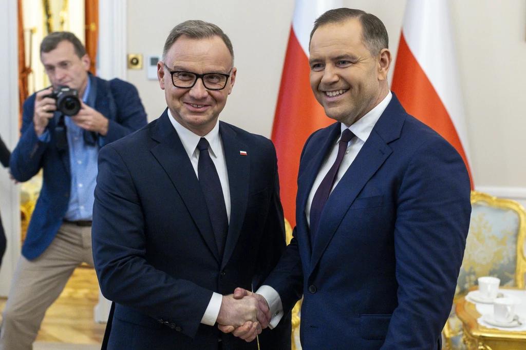 Andrzej Duda z Karolem Nawrockim Andrzej Duda z Karolem Nawrockim