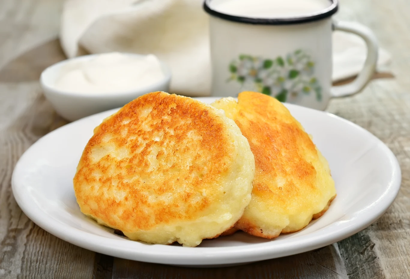 Placuszki z serka wiejskiego w wersji wytrawnej