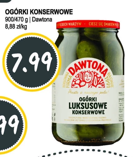 Ogórki konserwowe Dawtona