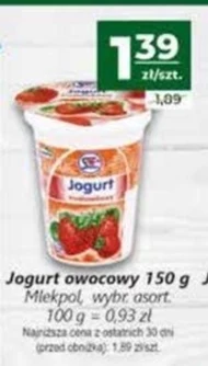 Jogurt owocowy Mlekpol