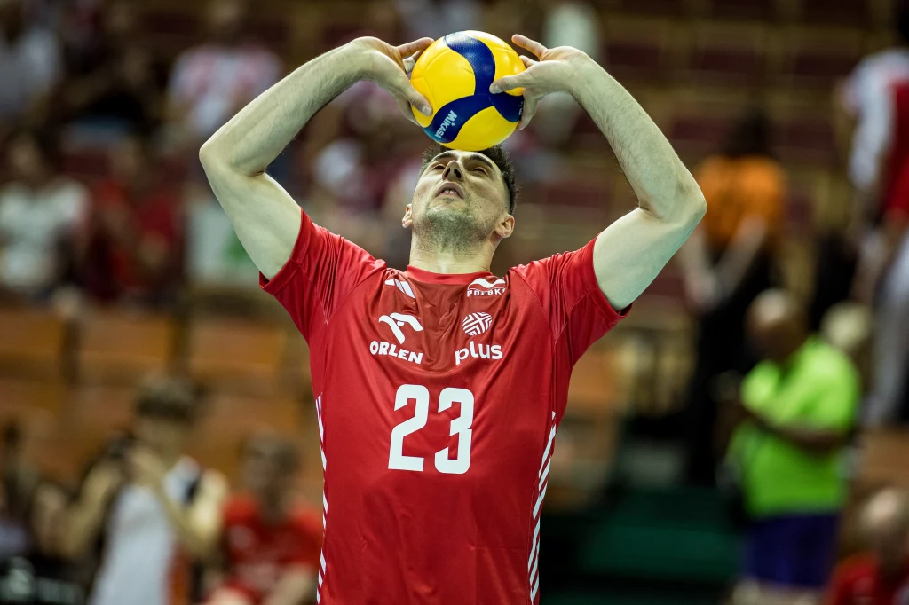 Karol Butryn w barwach reprezentacji Polski