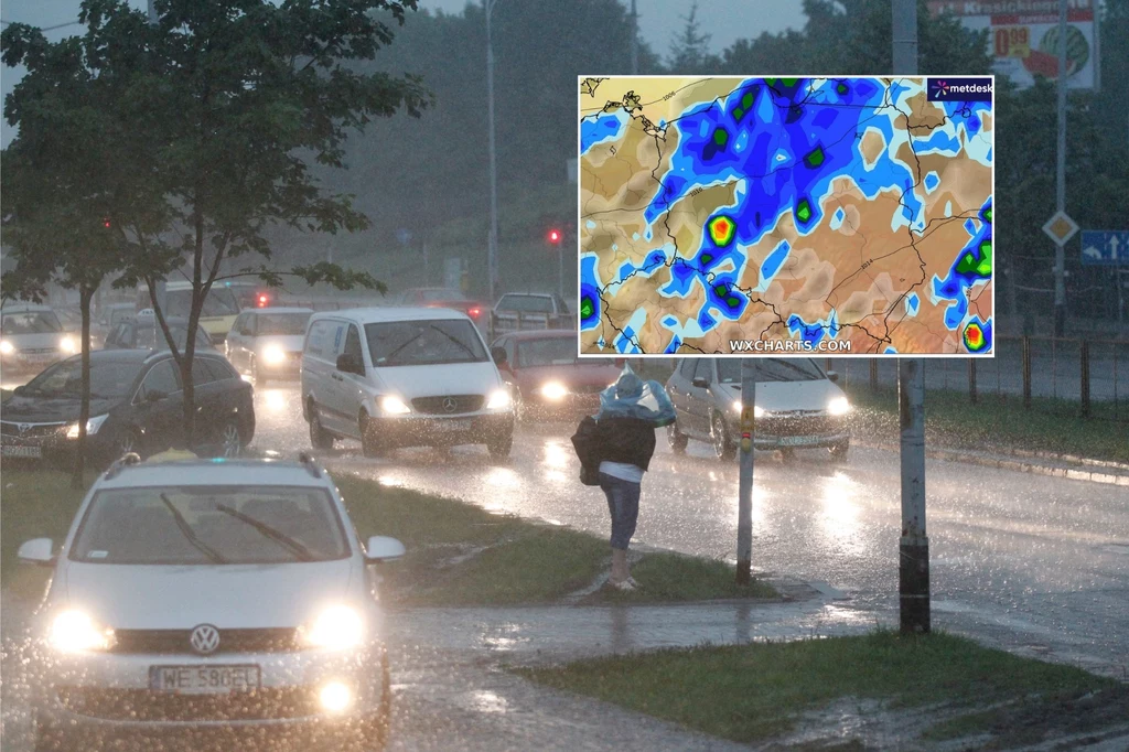 Burze i ulewy wkroczą do wielu miejsc Polski. Lokalnie może dochodzić do gradobicia, powieje też wiatr do 85 km/h Burze i ulewy wkroczą do wielu miejsc Polski. Lokalnie może dochodzić do gradobicia, powieje też wiatr do 85 km/h
