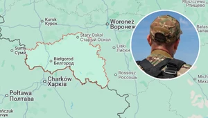 Eksplozja pod lokomotywą na zachodzie Rosji. W tle ładunek wybuchowy