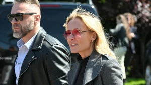 Patrycja Markowska z mężem
