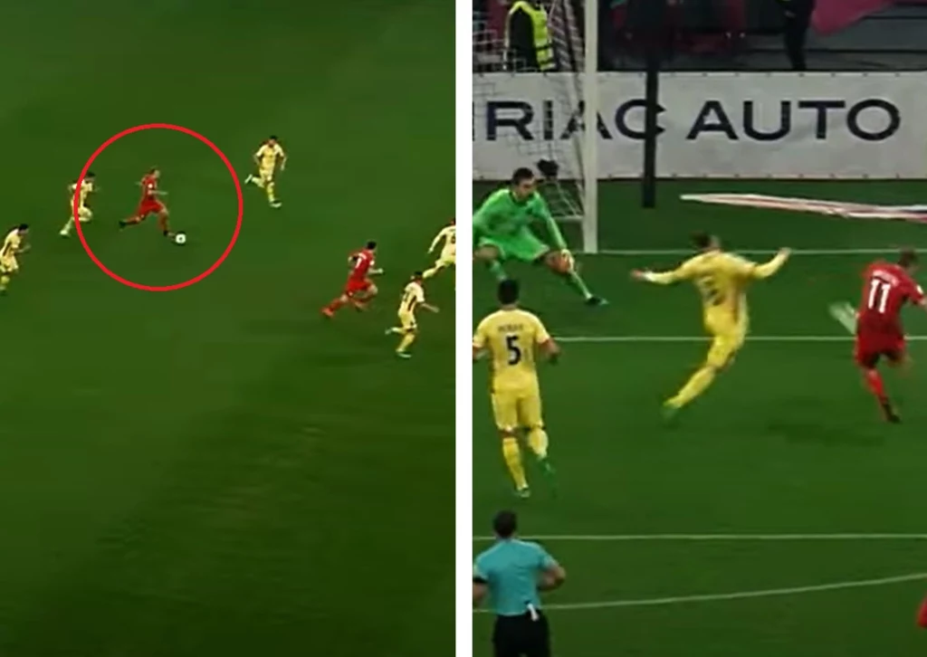 Kamil Grosicki już w 11. minucie wpisał się na listę strzelców, źr. Łączy Nas Piłka Kamil Grosicki już w 11. minucie wpisał się na listę strzelców, źr. Łączy Nas Piłka