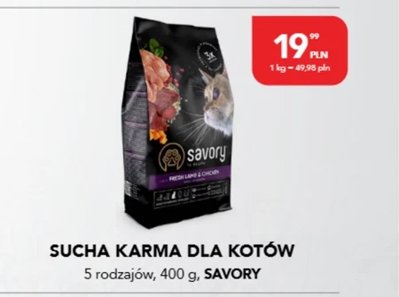 Karma dla kota Savory