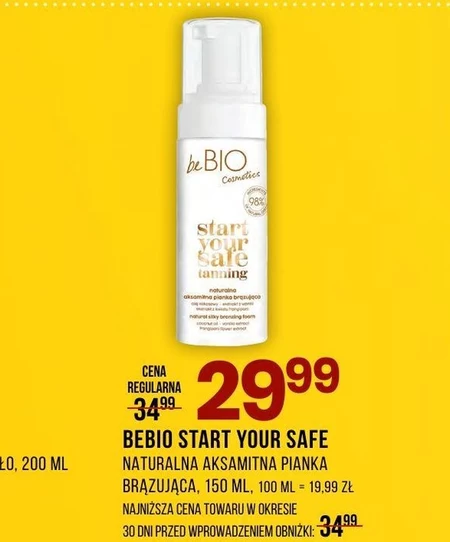 Pianka brązująca beBio
