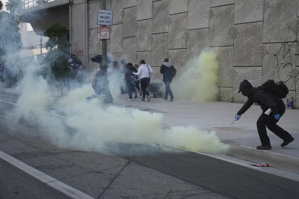 Zamieszki w Los Angeles. Poszło o imigrantów Zamieszki w Los Angeles. Poszło o imigrantów