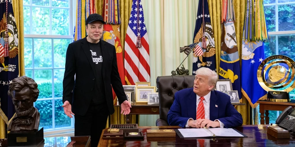 Konflikt Elona Muska z Donaldem Trumpem Konflikt Elona Muska z Donaldem Trumpem