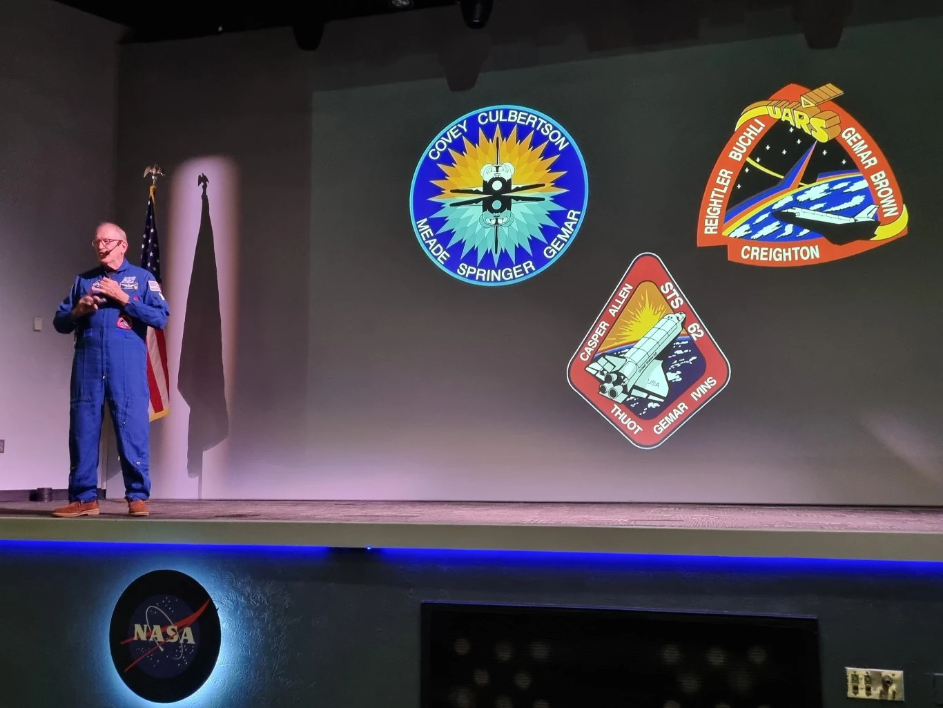 Sam Gemar brał udział w misjach wahadłowców