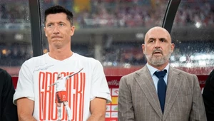Robert Lewandowski i Michał Probierz