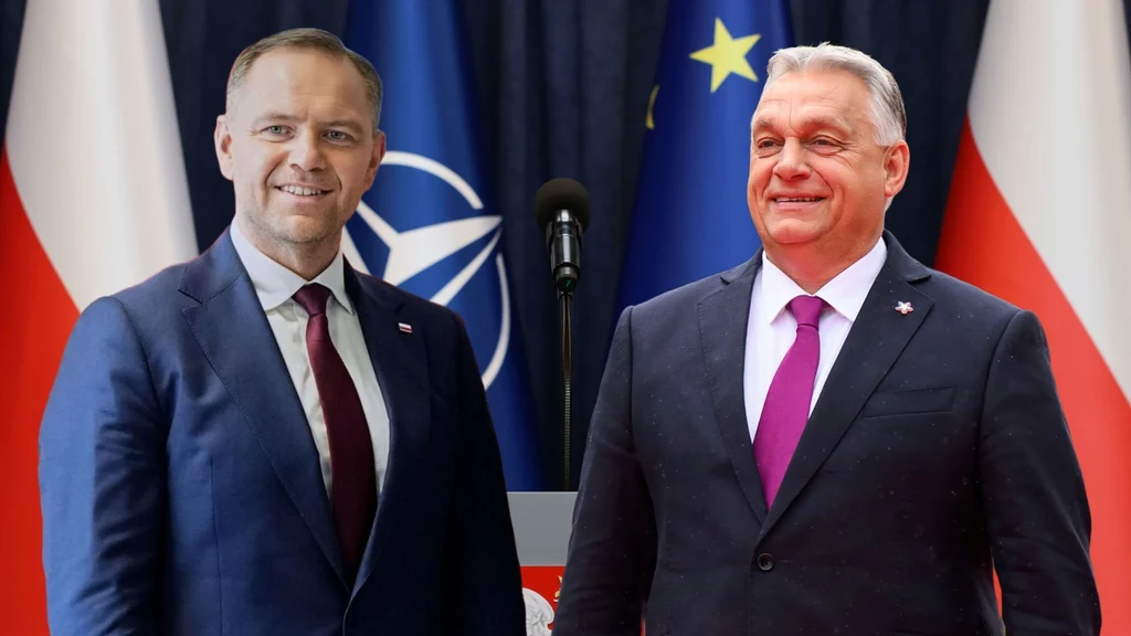 Karol Nawrocki i Viktor Orban Karol Nawrocki i Viktor Orban