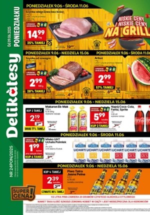 Gazetka promocyjna Delikatesy Centrum, ważna od 09.06.2025 do 15.06.2025.