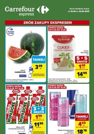 Gazetka promocyjna Carrefour Express, ważna od 10.06.2025 do 16.06.2025.