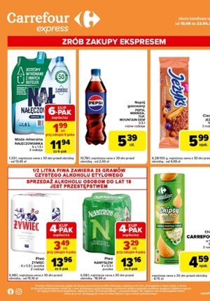 Gazetka promocyjna Carrefour Express, ważna od 10.06.2025 do 23.06.2025.
