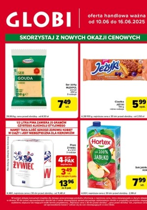 Gazetka promocyjna Globi, ważna od 10.06.2025 do 16.06.2025.