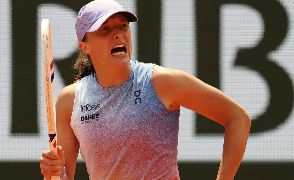 Iga Świątek rywalizowała z Poliną Kudiermietową w pierwszej rundzie Wimbledonu