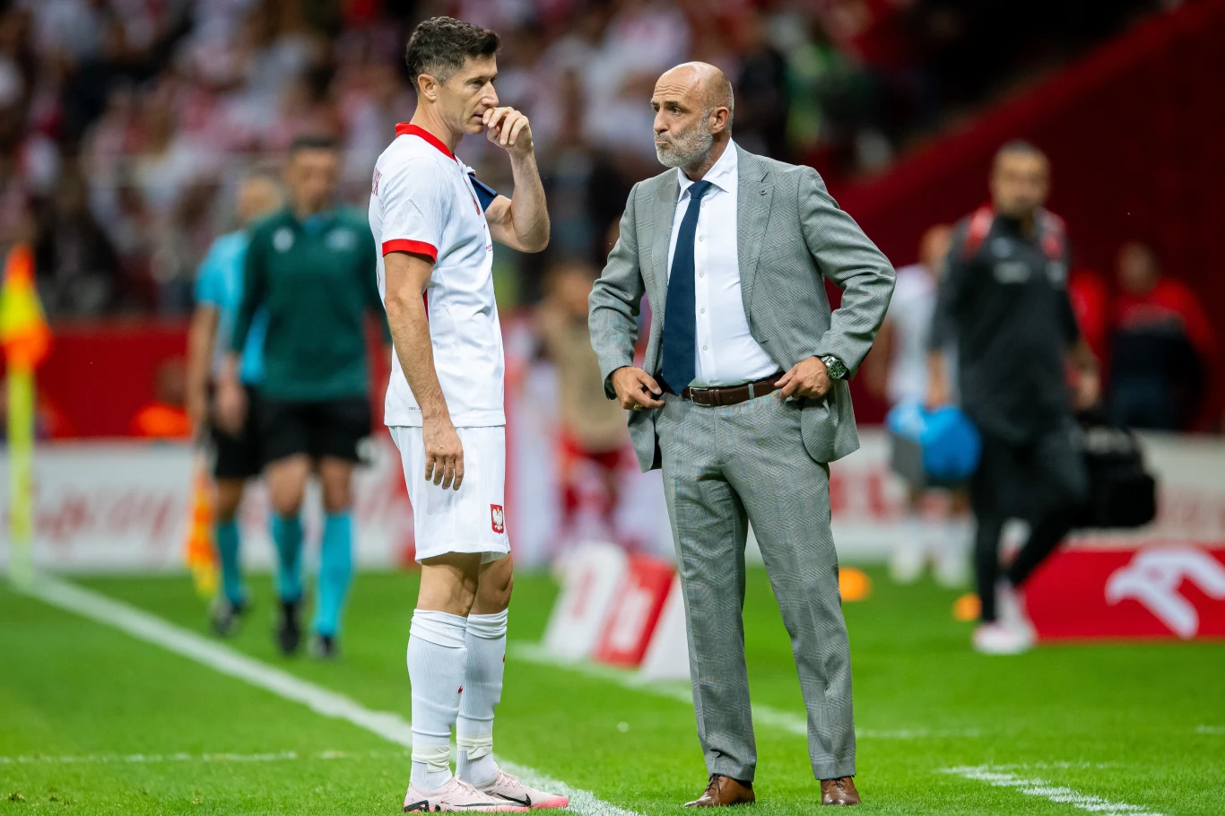 Robert Lewandowski i Michał Probierz Robert Lewandowski i Michał Probierz