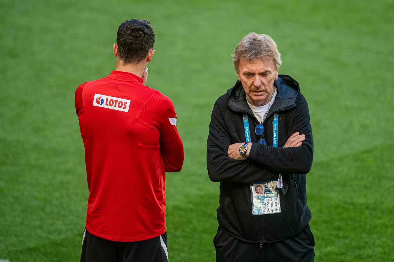 Zbigniew Boniek (z prawej) i Robert Lewandowski Zbigniew Boniek (z prawej) i Robert Lewandowski