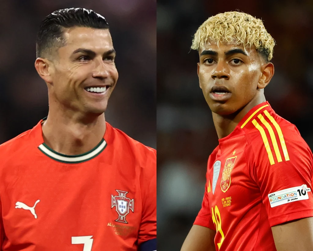 Cristiano Ronaldo i Lamine Yamal Cristiano Ronaldo i Lamine Yamal