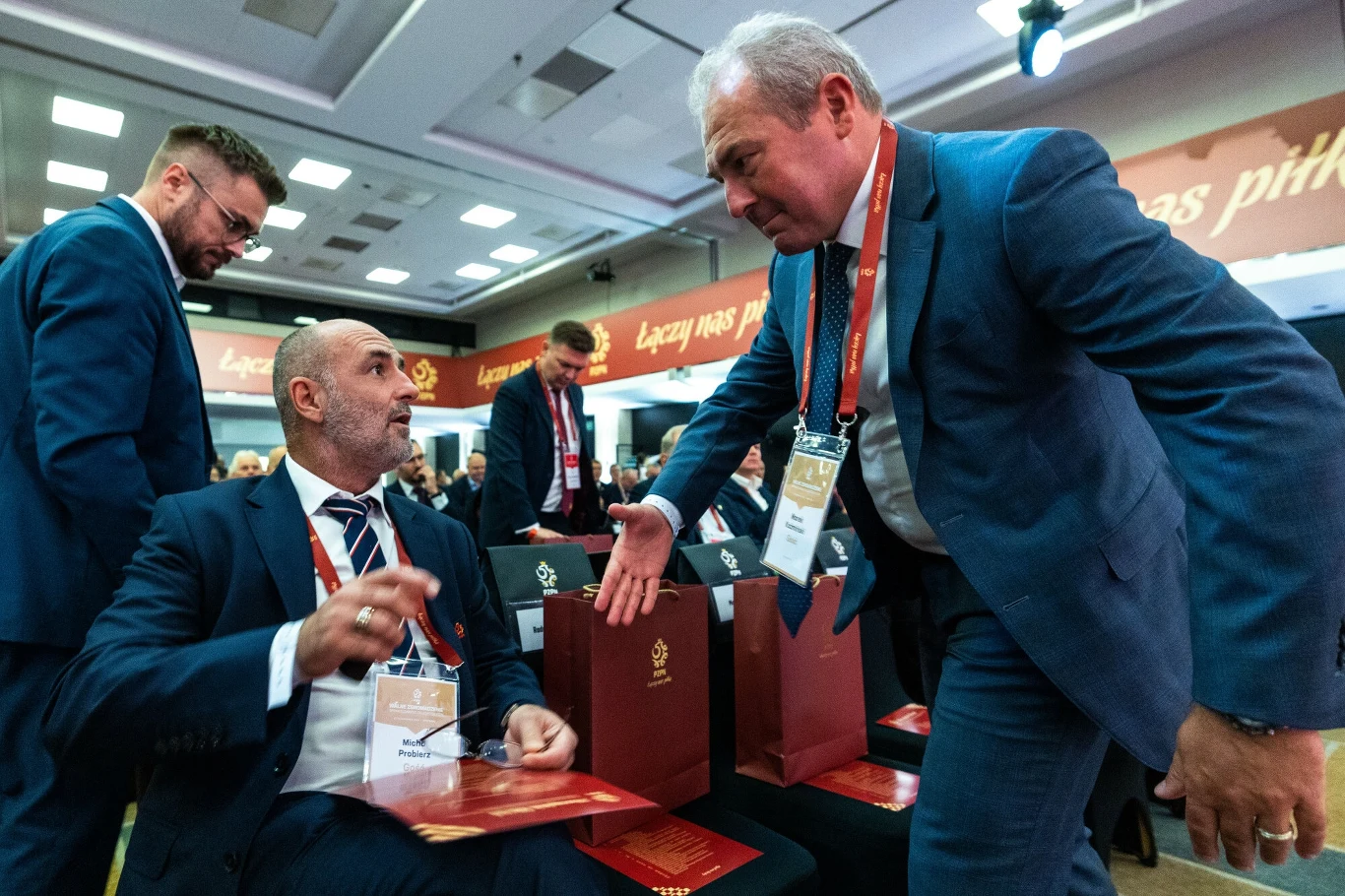Michał Probierz i Marek Koźmiński, 20.10.2023 r.
