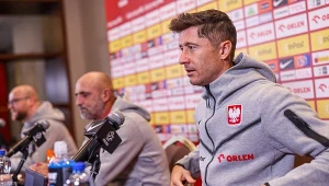 Michał Probierz i Robert Lewandowski