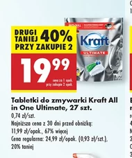 Tabletki do zmywarki Kraft