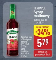 Syrop malinowy Herbapol