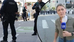 "Strzeliłeś do reporterki". Incydent podczas zamieszek w Los Angeles