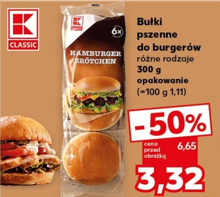 Bułka do hamburgerów K-Classic