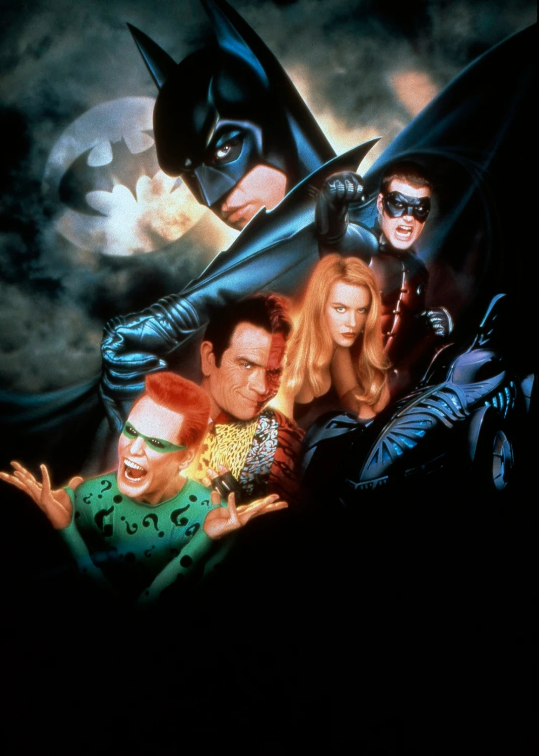 Grafika promująca film "Batman Forever"