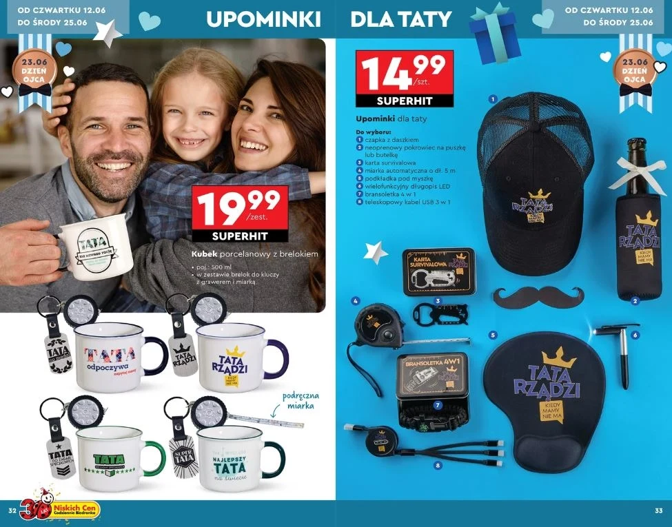 Biedronka oferuje prezenty na Dzień Ojca!