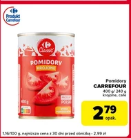 Pomidory krojone Carrefour
