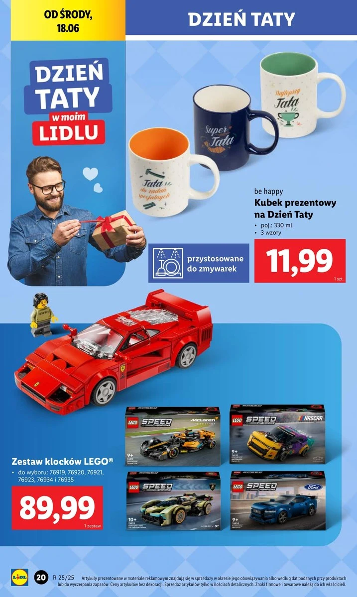 Tak tanio jeszcze nie było! Zestawy klocków LEGO na Dzień Taty w Lidlu za grosze