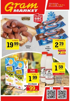 Gazetka promocyjna Gram Market, ważna od 11.06.2025 do 17.06.2025.