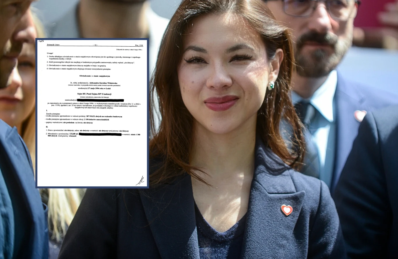 Majątek Aleksandry Uznańskiej-Wiśniewskiej - żony polskiego astronauty Majątek Aleksandry Uznańskiej-Wiśniewskiej - żony polskiego astronauty