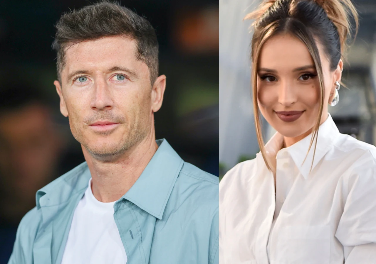 Robert Lewandowski, Marina Łuczenko-Szczęsna Robert Lewandowski, Marina Łuczenko-Szczęsna