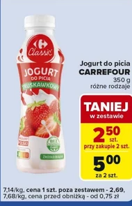 Jogurt pitny Carrefour