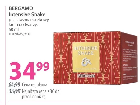 Krem przeciwzmarszczkowy Bergamo