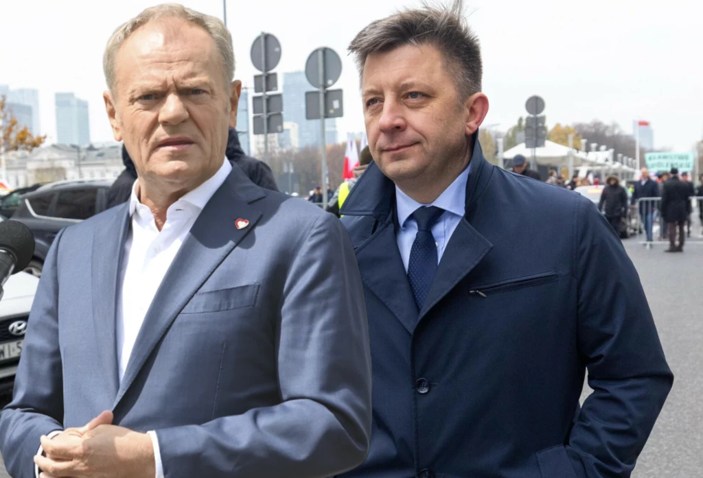 Kancelaria premiera odpowiedziała na doniesienia w sprawie rzekomego zakończenia ekshumacji w Puźnikach. Na zdj. Donald Tusk i Michał Dworczyk Kancelaria premiera odpowiedziała na doniesienia w sprawie rzekomego zakończenia ekshumacji w Puźnikach. Na zdj. Donald Tusk i Michał Dworczyk